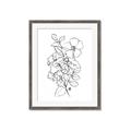 Picture of Flower Drawing _GroupedProduct_Rectangle_Portrait_Framed_Matted_