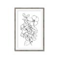 Picture of Flower Drawing _GroupedProduct_Rectangle_Portrait_Framed_Matted_