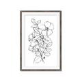 Picture of Flower Drawing _GroupedProduct_Rectangle_Portrait_Framed_Matted_