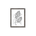 Picture of Panicle Hydrangea Drawing _GroupedProduct_Rectangle_Portrait_Framed_Matted_