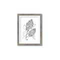 Picture of Panicle Hydrangea Drawing _GroupedProduct_Rectangle_Portrait_Framed_Matted_