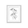 Picture of Daisy Drawing _GroupedProduct_Rectangle_Portrait_Framed_Matted_