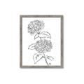 Picture of French Hydrangea Drawing _GroupedProduct_Rectangle_Portrait_Framed_Matted_