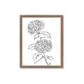Picture of French Hydrangea Drawing _GroupedProduct_Rectangle_Portrait_Framed_Matted_