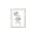 Picture of French Hydrangea Drawing _GroupedProduct_Rectangle_Portrait_Framed_Matted_