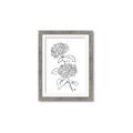 Picture of French Hydrangea Drawing _GroupedProduct_Rectangle_Portrait_Framed_Matted_