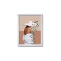 Picture of Side Fashion with Leaves _GroupedProduct_Rectangle_Portrait_Framed_Matted_