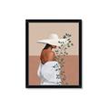 Picture of Side Fashion with Leaves _GroupedProduct_Rectangle_Portrait_Framed_Matted_