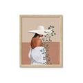 Picture of Side Fashion with Leaves _GroupedProduct_Rectangle_Portrait_Framed_Matted_