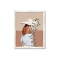 Picture of Side Fashion with Leaves _GroupedProduct_Rectangle_Portrait_Framed_Matted_