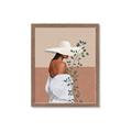 Picture of Side Fashion with Leaves _GroupedProduct_Rectangle_Portrait_Framed_Matted_