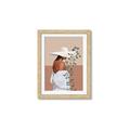 Picture of Side Fashion with Leaves _GroupedProduct_Rectangle_Portrait_Framed_Matted_