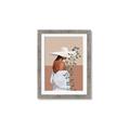 Picture of Side Fashion with Leaves _GroupedProduct_Rectangle_Portrait_Framed_Matted_