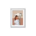Picture of Side Fashion with Leaves _GroupedProduct_Rectangle_Portrait_Framed_Matted_