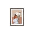 Picture of Side Fashion with Leaves _GroupedProduct_Rectangle_Portrait_Framed_Matted_