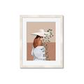 Picture of Side Fashion with Leaves _GroupedProduct_Rectangle_Portrait_Framed_Matted_