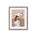 Picture of Side Fashion with Leaves _GroupedProduct_Rectangle_Portrait_Framed_Matted_