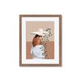 Picture of Side Fashion with Leaves _GroupedProduct_Rectangle_Portrait_Framed_Matted_