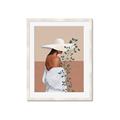 Picture of Side Fashion with Leaves _GroupedProduct_Rectangle_Portrait_Framed_Matted_