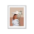 Picture of Side Fashion with Leaves _GroupedProduct_Rectangle_Portrait_Framed_Matted_