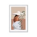 Picture of Side Fashion with Leaves _GroupedProduct_Rectangle_Portrait_Framed_Matted_
