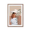 Picture of Side Fashion with Leaves _GroupedProduct_Rectangle_Portrait_Framed_Matted_