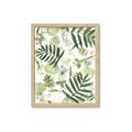 Picture of All Over Leaves _GroupedProduct_Rectangle_Portrait_Framed_Matted_