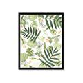 Picture of All Over Leaves _GroupedProduct_Rectangle_Portrait_Framed_Matted_