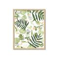 Picture of All Over Leaves _GroupedProduct_Rectangle_Portrait_Framed_Matted_