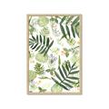 Picture of All Over Leaves _GroupedProduct_Rectangle_Portrait_Framed_Matted_
