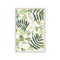 Picture of All Over Leaves _GroupedProduct_Rectangle_Portrait_Framed_Matted_