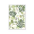 Picture of All Over Leaves _GroupedProduct_Rectangle_Portrait_Framed_Matted_