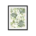 Picture of All Over Leaves _GroupedProduct_Rectangle_Portrait_Framed_Matted_