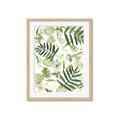 Picture of All Over Leaves _GroupedProduct_Rectangle_Portrait_Framed_Matted_