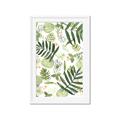 Picture of All Over Leaves _GroupedProduct_Rectangle_Portrait_Framed_Matted_