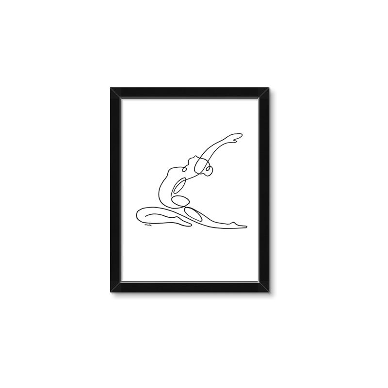 Picture of Yoga Pose II _GroupedProduct_Rectangle_Portrait_Framed_Matted_