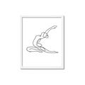 Picture of Yoga Pose II _GroupedProduct_Rectangle_Portrait_Framed_Matted_