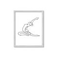 Picture of Yoga Pose II _GroupedProduct_Rectangle_Portrait_Framed_Matted_