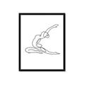 Picture of Yoga Pose II _GroupedProduct_Rectangle_Portrait_Framed_Matted_