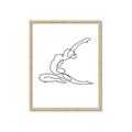 Picture of Yoga Pose II _GroupedProduct_Rectangle_Portrait_Framed_Matted_