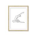 Picture of Yoga Pose II _GroupedProduct_Rectangle_Portrait_Framed_Matted_
