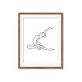 Picture of Yoga Pose II _GroupedProduct_Rectangle_Portrait_Framed_Matted_