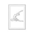 Picture of Yoga Pose II _GroupedProduct_Rectangle_Portrait_Framed_Matted_