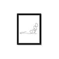 Picture of Yoga Pose V _GroupedProduct_Rectangle_Portrait_Framed_Matted_