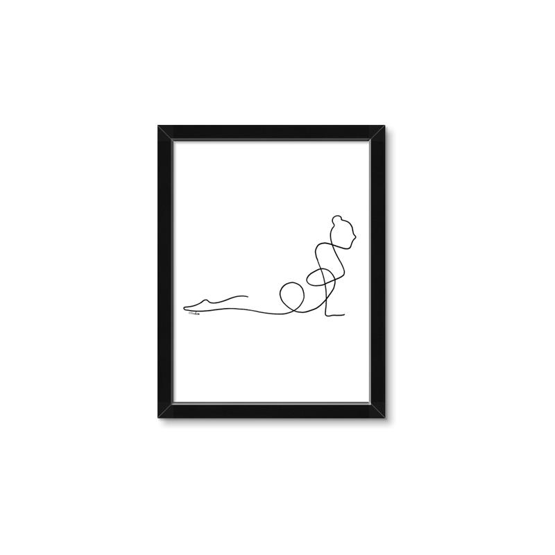 Picture of Yoga Pose V _GroupedProduct_Rectangle_Portrait_Framed_Matted_