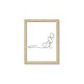 Picture of Yoga Pose V _GroupedProduct_Rectangle_Portrait_Framed_Matted_