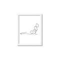 Picture of Yoga Pose V _GroupedProduct_Rectangle_Portrait_Framed_Matted_