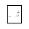 Picture of Yoga Pose V _GroupedProduct_Rectangle_Portrait_Framed_Matted_