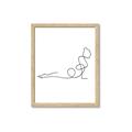 Picture of Yoga Pose V _GroupedProduct_Rectangle_Portrait_Framed_Matted_