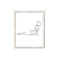 Picture of Yoga Pose V _GroupedProduct_Rectangle_Portrait_Framed_Matted_